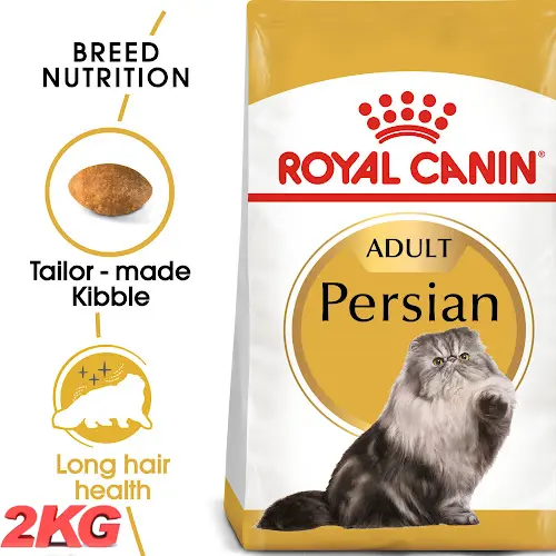 خرید و قیمت غذای خشک گربه پرشین بالغ رویال کنین persian adult 2kg
