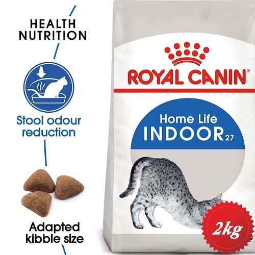 خرید و قیمت غذای خشک گربه ایندور رویال کنین Life Indoor 2kg